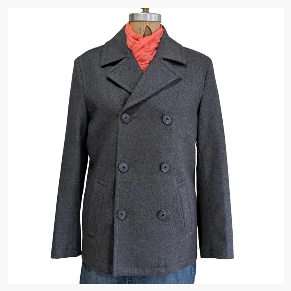 Vineyard Vines wool blend men's pea coat XL